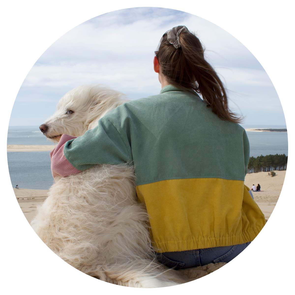 Dune du Pilat avec son chien - Toutourisme Gironde