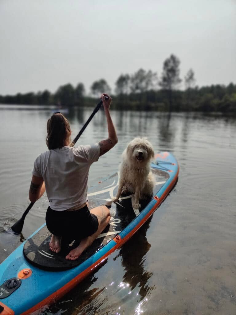 Session de canipaddle avec Pole Canin